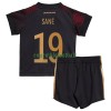 Maillot de Supporter Allemagne Sane 19 Extérieur Coupe du Monde 2022 Pour Enfant